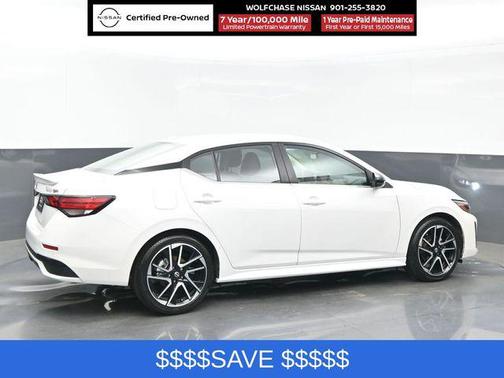 Aspen White Tricoat 2025 Nissan Sentra SR