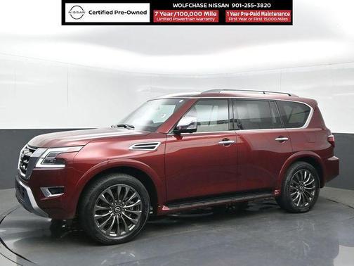 Coulis Red Pearl 2024 Nissan Armada Platinum