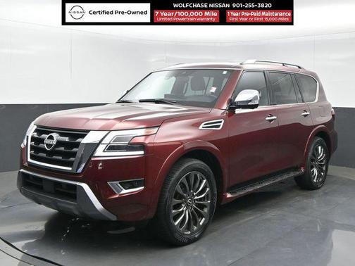 Coulis Red Pearl 2024 Nissan Armada Platinum