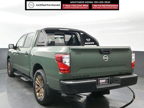 Tactical Green Metallic 2024 Nissan Titan SV