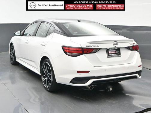 Aspen White/Super Black 2025 Nissan Sentra SR