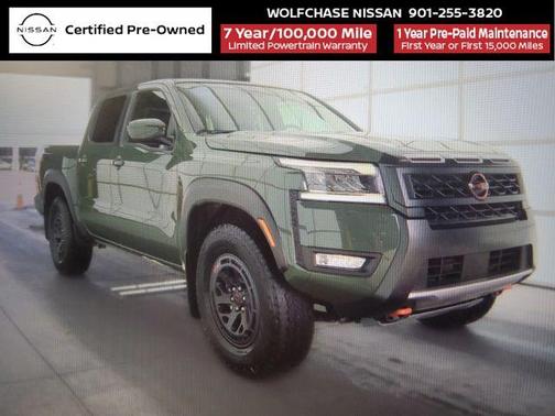 Tactical Green Metallic 2025 Nissan Frontier PRO-4X