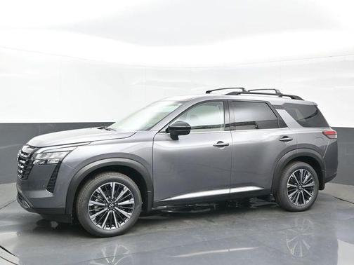 Gun Metallic 2026 Nissan Pathfinder Platinum
