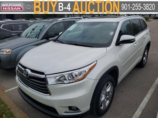 Blizzard Pearl 2015 Toyota Highlander Limited