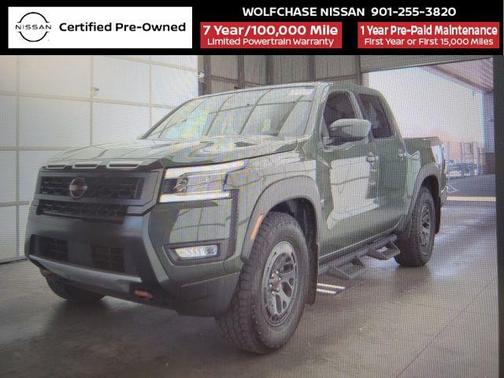 Tactical Green Metallic 2025 Nissan Frontier PRO-X