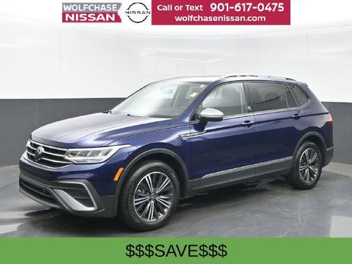 Atlantic Blue Metallic 2024 Volkswagen Tiguan 2.0T Wolfsburg Edition