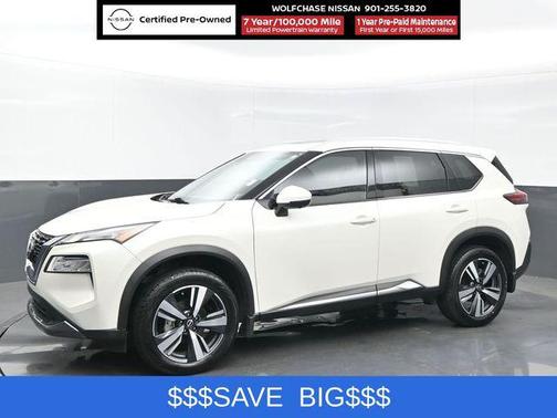 Pearl White Tricoat 2023 Nissan Rogue SL