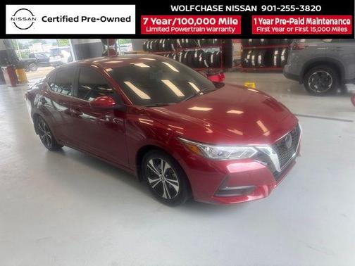 Scarlet Ember Tintcoat 2022 Nissan Sentra SV