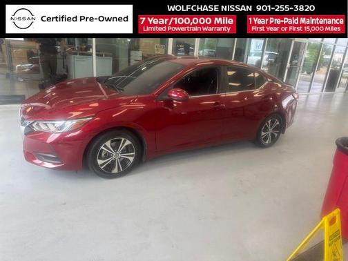 Scarlet Ember Tintcoat 2022 Nissan Sentra SV