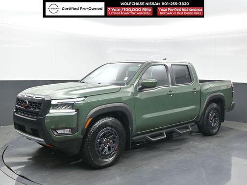 Tactical Green Metallic 2025 Nissan Frontier PRO-X