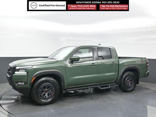 Tactical Green Metallic 2025 Nissan Frontier PRO-X