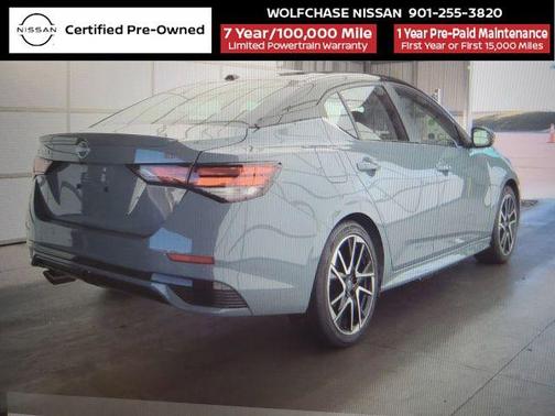 Atlantic Gray Metallic/Super Black 2024 Nissan Sentra SR