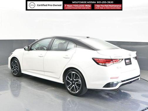Aspen White/Super Black 2025 Nissan Sentra SR