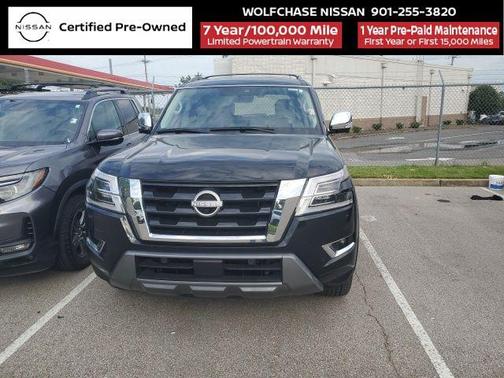 Super Black 2024 Nissan Armada Platinum