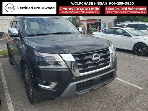 Super Black 2024 Nissan Armada Platinum