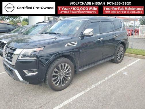 Super Black 2024 Nissan Armada Platinum