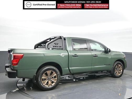 Tactical Green Metallic 2024 Nissan Titan SV