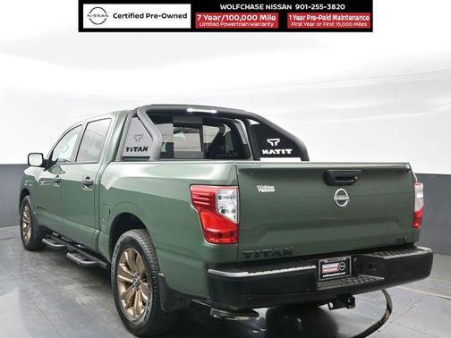 Tactical Green Metallic 2024 Nissan Titan SV