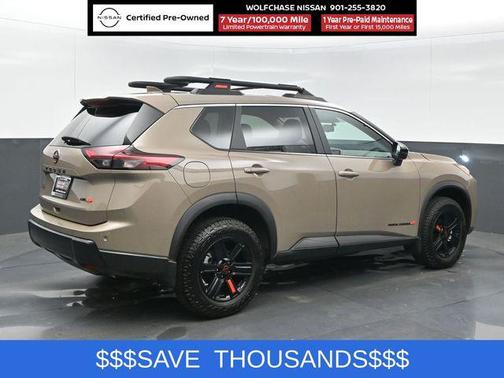 Baja Storm Metallic 2025 Nissan Rogue Rock Creek