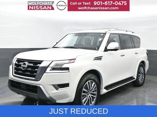 Aspen White Tricoat 2023 Nissan Armada SL