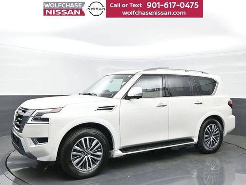 Aspen White Tricoat 2023 Nissan Armada SL