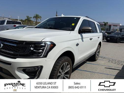 Star White Metallic Tri-Coat 2021 Ford Expedition King Ranch