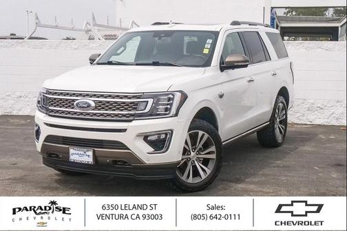 Star White Metallic Tri-Coat 2021 Ford Expedition King Ranch