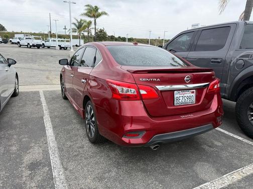 Scarlet Ember 2018 Nissan Sentra SR