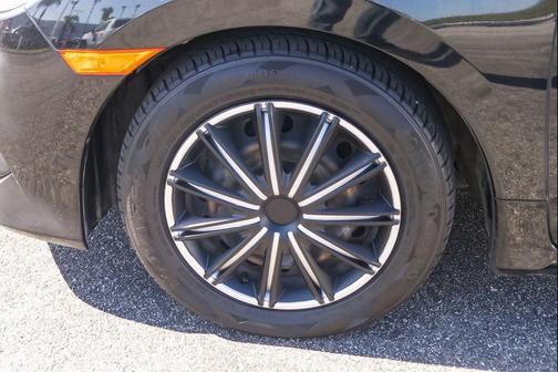 Black 2017 Honda Civic LX