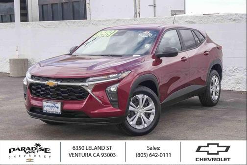 Crimson Metallic 2024 Chevrolet Trax LS