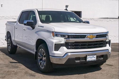 Summit White 2026 Chevrolet Silverado 1500 LT