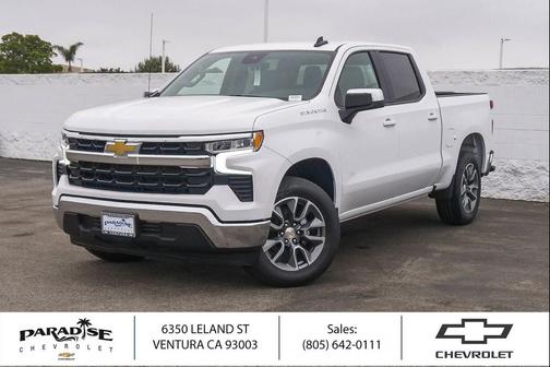 Summit White 2026 Chevrolet Silverado 1500 LT