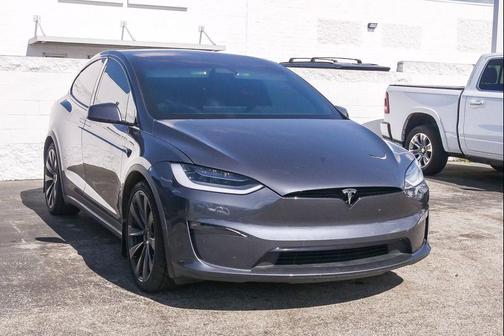 Midnight Silver Metallic 2022 Tesla Model X Plaid Tri Motor All-Wheel Drive