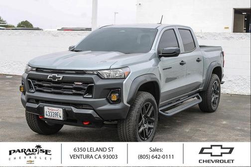 Sterling Gray Metallic 2025 Chevrolet Colorado Trail Boss