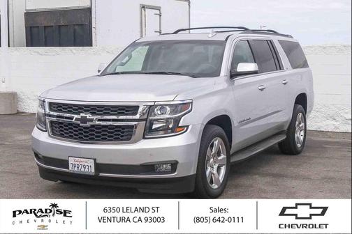 Silver Ice Metallic 2016 Chevrolet Suburban LT