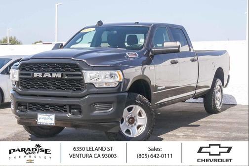 Granite Crystal Metallic Clearcoat 2021 RAM 3500 Tradesman Crew Cab 4x4 8' Box