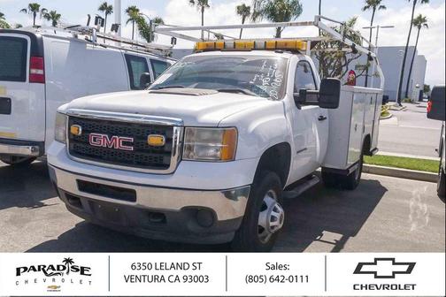 Summit White 2014 GMC Sierra 3500 Work Truck