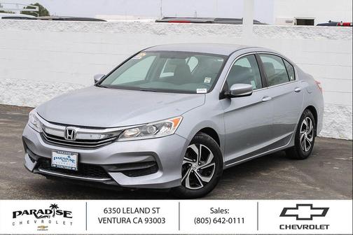 Lunar Silver Metallic 2017 Honda Accord LX