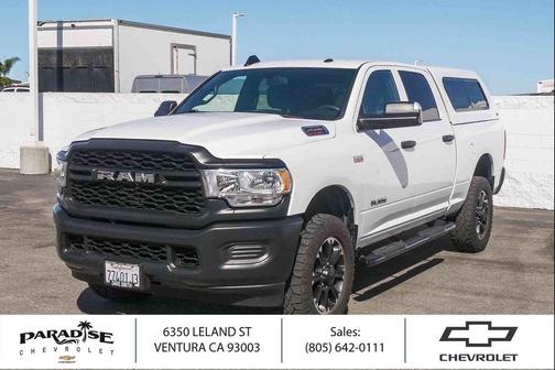 Bright White Clearcoat 2022 RAM 2500 Tradesman Crew Cab 4x4 6'4' Box
