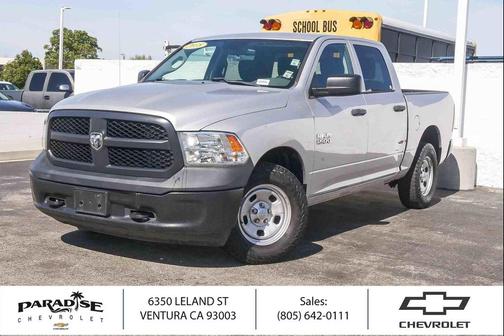 Bright Silver Metallic Clearcoat 2018 RAM 1500 Tradesman