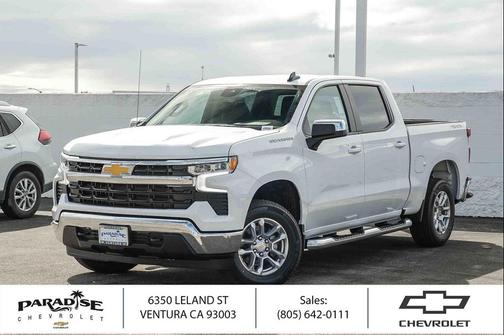 Summit White 2026 Chevrolet Silverado 1500 LT