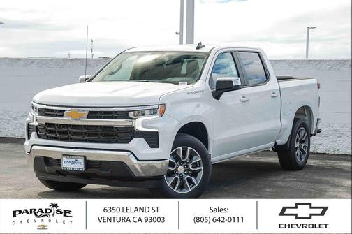 Summit White 2026 Chevrolet Silverado 1500 LT