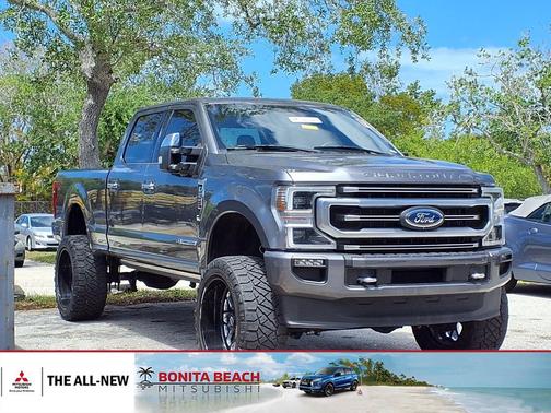 Gray Metallic 2022 Ford F-250 Platinum