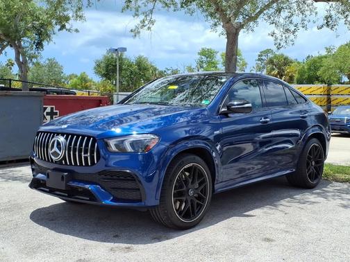 Brilliant Blue Metallic 2021 Mercedes-Benz AMG GLE 53 4MATIC+ Coupe