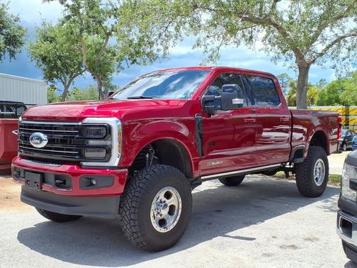 Ruby Red Metallic Tinted Clearcoat 2025 Ford F-250 Platinum