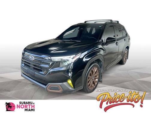 Crystal Black Silica 2025 Subaru Forester Sport