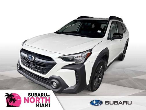 Crystal White Pearl 2025 Subaru Outback Onyx Edition XT