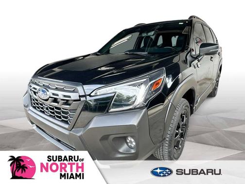 Crystal Black Silica 2023 Subaru Forester Wilderness