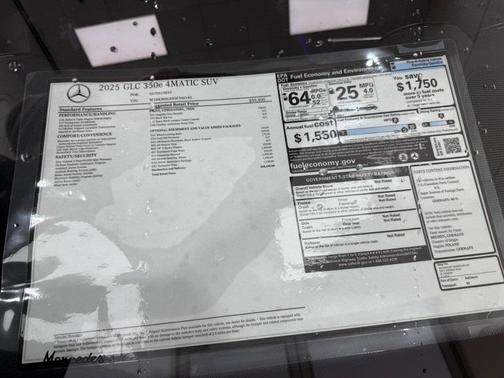 2025 Mercedes-Benz GLC 350e Base 4MATIC