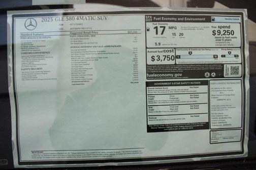 2025 Mercedes-Benz GLE 580 AWD 4MATIC